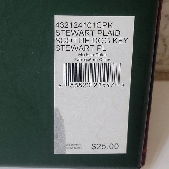 NWT RALPH LAUREN Leather key ring scootie Dog. - Picture 7 of 9